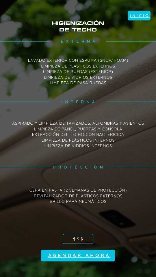 HIGENIZACIÓN DE TECHO