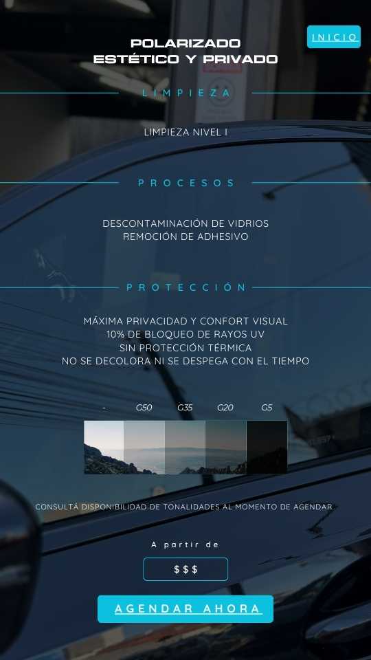 POLARIZADO ESTÉTICO Y PRIVADO
